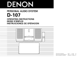 Denon D-107 Manuel utilisateur