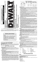 DeWalt DWD110 Manuel utilisateur
