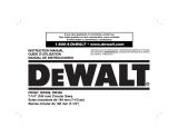 DeWalt DW367 Manuel utilisateur