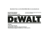 DeWalt DW400 Manuel utilisateur