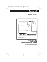 Duracraft DCM-200 Manuel utilisateur