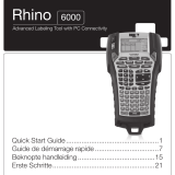 Dymo RhinoPRO 6000 Manuel utilisateur