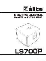 Elite ES700P Manuel utilisateur