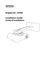 Epson BrightLink 455Wi Guide d'installation