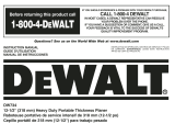 DeWalt DW734 Manuel utilisateur