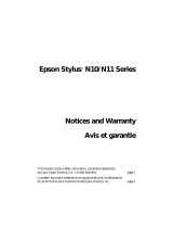 Epson Stylus N11 Une information important