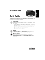 Epson WF-2650 Guide de démarrage rapide