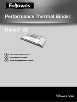 Fellowes Fellowes Helios 60 Thermal Binding Machine Manuel utilisateur