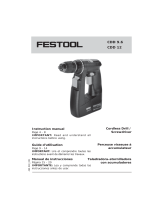 Festool CDD 9.6 Manuel utilisateur