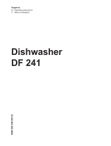 Gaggenau Dishwasher DF 241 Manuel utilisateur