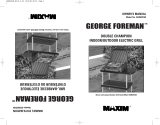 George Foreman George Foreman GGR62CAN Le manuel du propriétaire