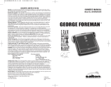 George Foreman GR19BW Le manuel du propriétaire