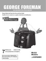 George Foreman GSF026BC Manuel utilisateur