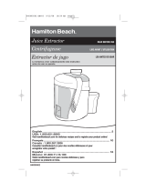 Hamilton Beach 67800 - HealthSmart Juice Extractor Manuel utilisateur