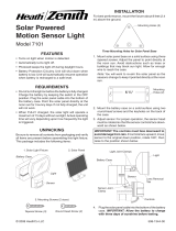 Heath Zenith Motion Sensor Light 7101 Manuel utilisateur
