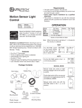 Utilitech Motion Sensor Light Control UT-5105-WH Manuel utilisateur