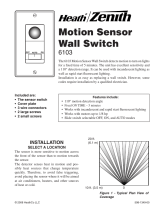 Heath Zenith Motion Sensor Wall Switch 6103 Manuel utilisateur