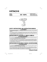 Hitachi DS10DFL - 12V 1.5Ah Lithium Ion 3/8" Micro Driver Drill Manuel utilisateur