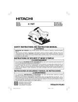 Hitachi C75T Manuel utilisateur