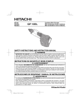 Hitachi GP 10DL Manuel utilisateur