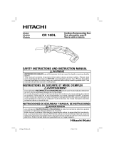 Hitachi CR10DLP4 - HXP Li-Ion 10.8 V Micro Reciprocating Saw Manuel utilisateur