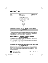 Hitachi WR 22SA Manuel utilisateur