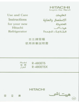 Hitachi R-480ET5 R-480ET5X Manuel utilisateur