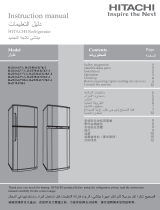 Hitachi Refrigerator R-Z16AG7-1 Manuel utilisateur