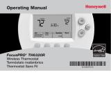 Honeywell FOCUSPRO TH6320R Manuel utilisateur
