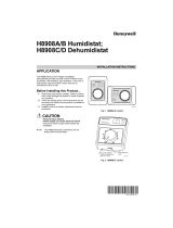 Honeywell Dehumidifier H8908C/D Manuel utilisateur