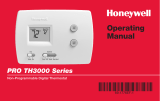 Honeywell Honeywell Thermostat PRO TH3000 Series Manuel utilisateur
