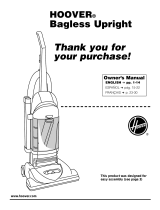 Hoover Bagless Upright Vacuum Cleaner Manuel utilisateur