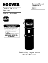 Hoover Central Vacuum Systems Manuel utilisateur