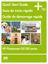 HP (Hewlett-Packard) Photosmart D5100 Serie Manuel utilisateur