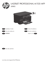 HP LaserJet Pro M1136 Multifunction Printer series Guide d'installation