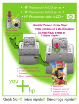 HP Photosmart A430 Portable Photo Studio series Manuel utilisateur