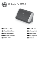 HP ScanJet Pro 3000 s2 Sheet-feed Scanner Guide d'installation