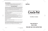 Crock-Pot SCV703W-CN 7QT SLOW COOKER Le manuel du propriétaire