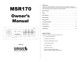 ASA Electronics MSR170 Le manuel du propriétaire