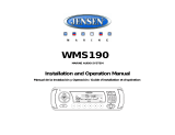 ASA Electronics WMS190 Manuel utilisateur