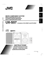 JVC CA-UXS57 Manuel utilisateur