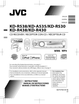 JVC KD-R538 Manuel utilisateur