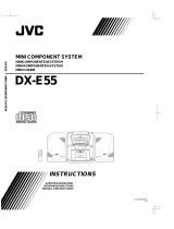 JVC DX-E55 Manuel utilisateur