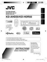 JVC KD-HDR50 - Radio / HD Manuel utilisateur
