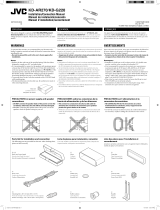 JVC KD-AR270 Guide d'installation