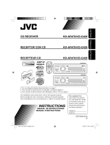 JVC KD-AR470 - Radio / CD Manuel utilisateur