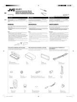 JVC KD-BT1 Guide d'installation