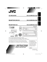 JVC G120R - Radio / CD Player Manuel utilisateur