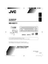 JVC KD-G311 Le manuel du propriétaire