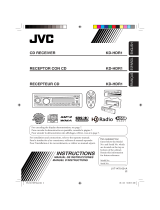 JVC KD-HDR1 Manuel utilisateur